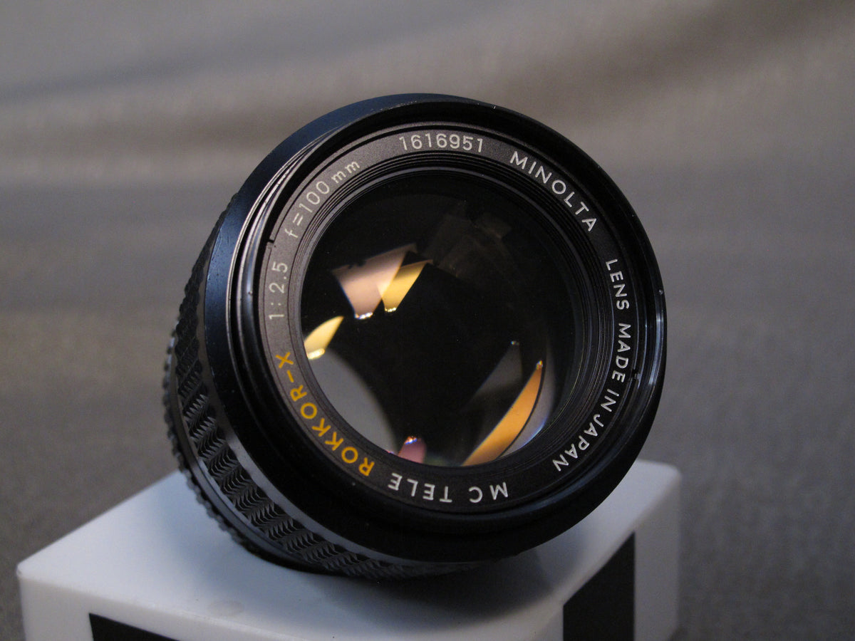 Minolta MC Tele Rokkor-x 100mm f2.5 Lens – Phototek Canada