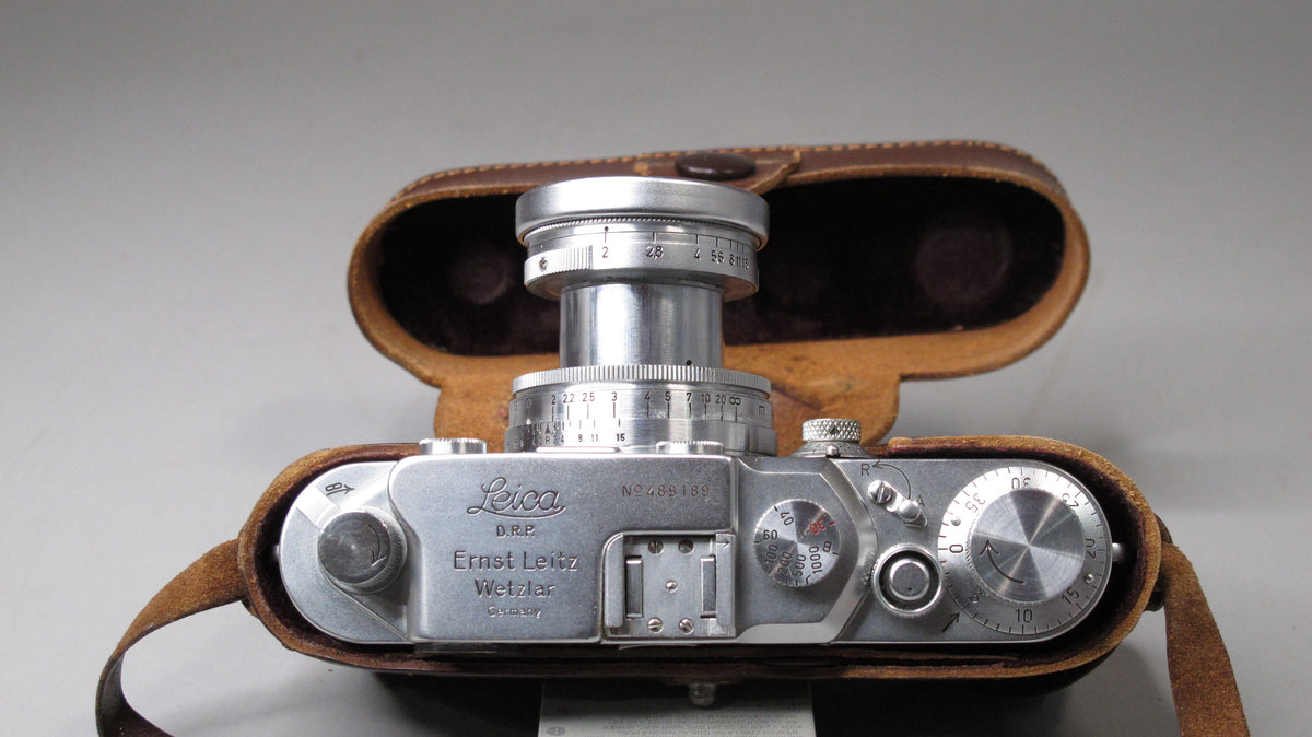 Vintage Leica D.R.P. III RF Camera with Ernst Leitz Wetzlar