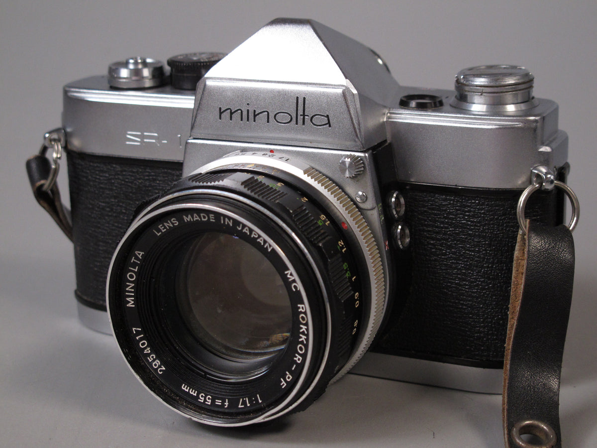 Minolta SR-1 35mm Camera with MC-ROKKOR 55mm f1.7 Lens