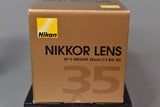 Objectif Nikon AF-S Nikkor 35mm 1.8G ED Lens