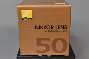 Objectif Nikon AF-S Nikkor 50mm 1.8G Lens