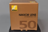 Objectif Nikon AF-S Nikkor 50mm 1.8G Lens