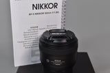 Objectif Nikon AF-S Nikkor 50mm 1.8G Lens