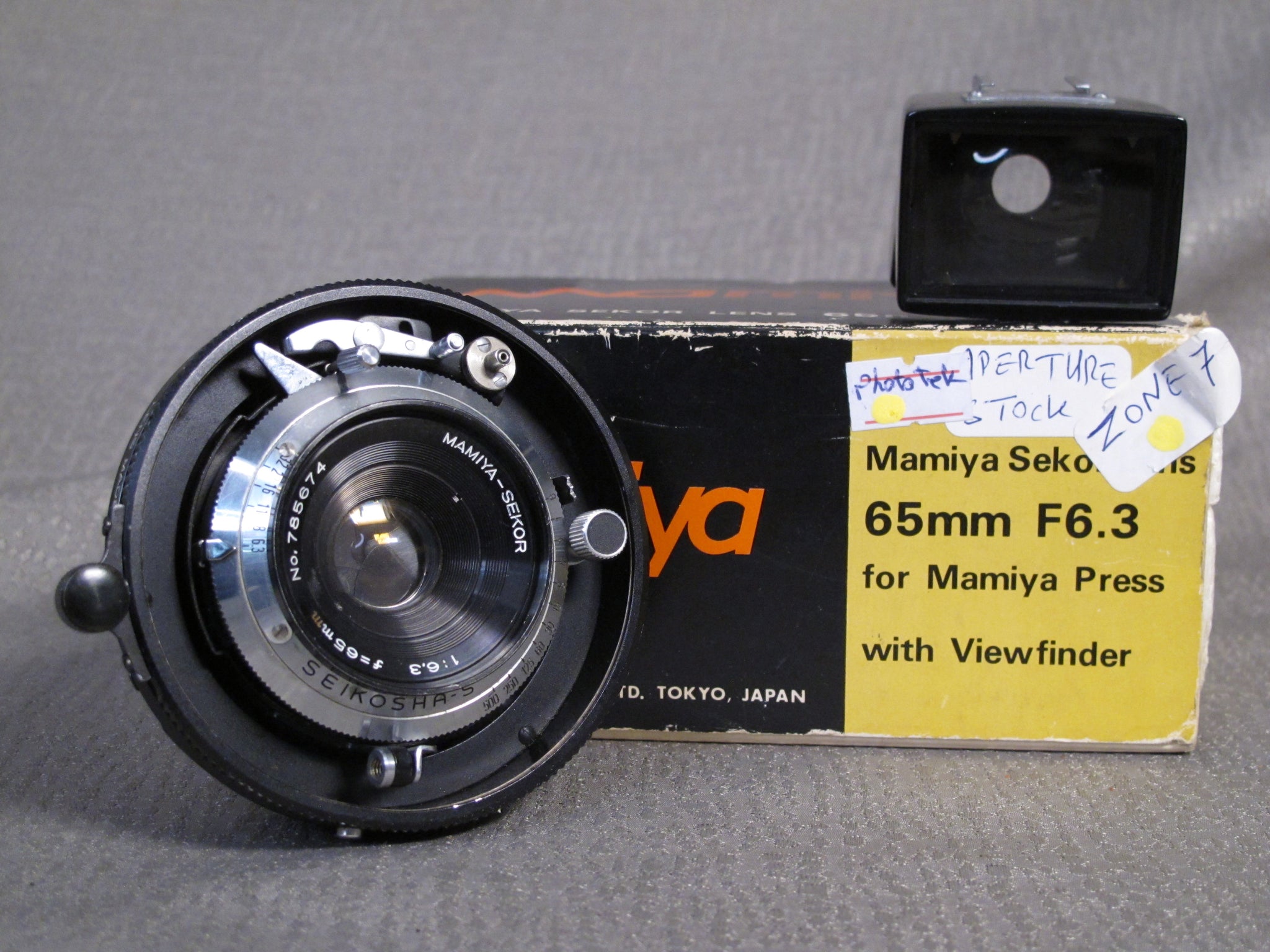 Mamiya SEKOR 65mm f6.3 for Mamiya Press with Super 23 Viewfinder