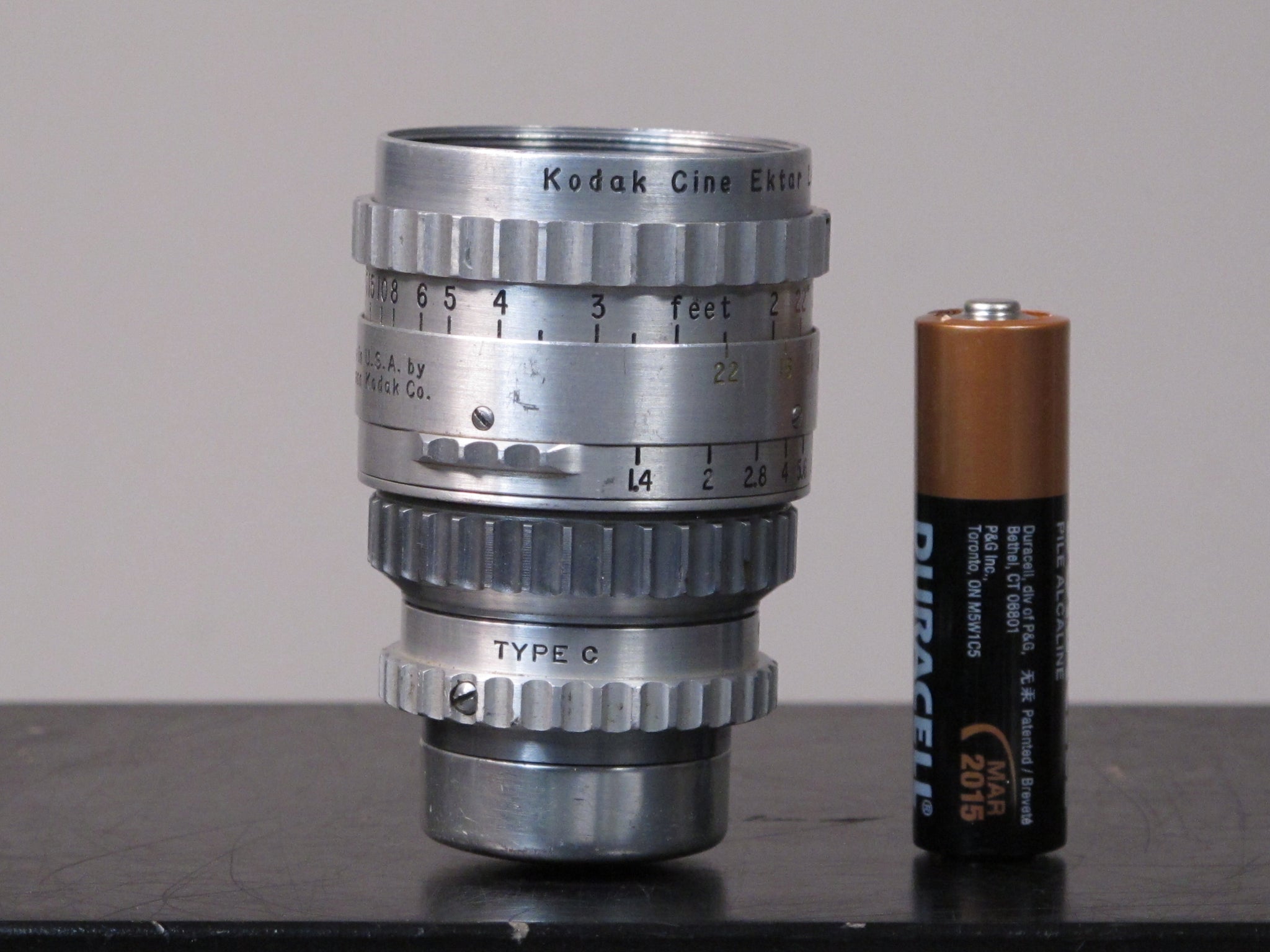 Kodak Cine Ektar 25mm f1.4 Lens C mount – Phototek Canada