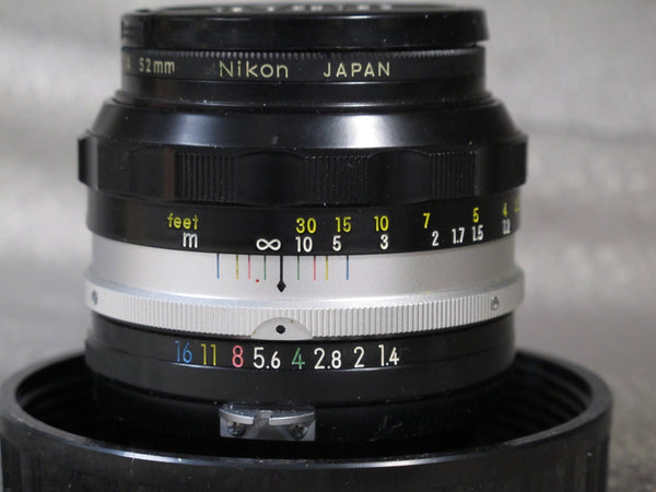 NIKKOR-S.C Auto 50mm f1.4 Lens n/ai – Phototek Canada